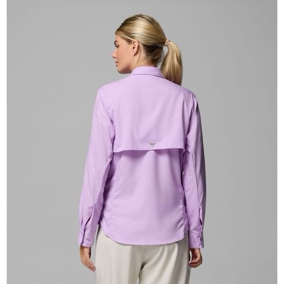 COLUMBIA Women's PFG Tamiami II Long Sleeve Shirt Purple S Small NWT Omni wick - Picture 3 of 6